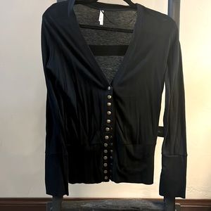 Color Story black cardigan EUC
